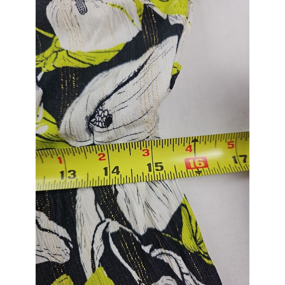 Trixxi Women's Tropical Maxi Dress Green Sz XL  Sleeveless Boho Sundress - Picture 10 of 10